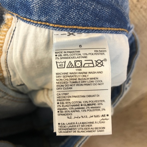 Old Navy Jeans Old Navy Bleach Spot Rockstar Skinny Ankle Jeans Poshmark